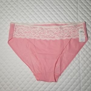 Pink Undies with White Lace